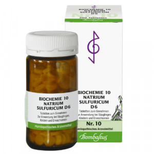 Produktbild von BIOCHEMIE 10 Natrium sulfuricum D 6 Tabletten