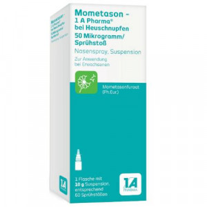Produktbild von MOMETASON 1A Phar.b.Heuschnupfen 50&mu;g/Spr.Sto&szlig; 60