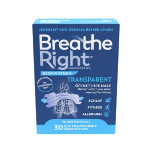 Produktbild von BREATHE Right Besser Atmen Nasenpfl.normal transp.