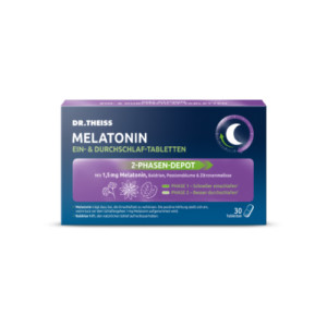 Produktbild von DR.THEISS Melatonin Ein- & Durchschlaf-Tabletten