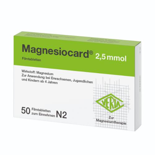 MAGNESIOCARD 2,5 mmol Filmtabletten