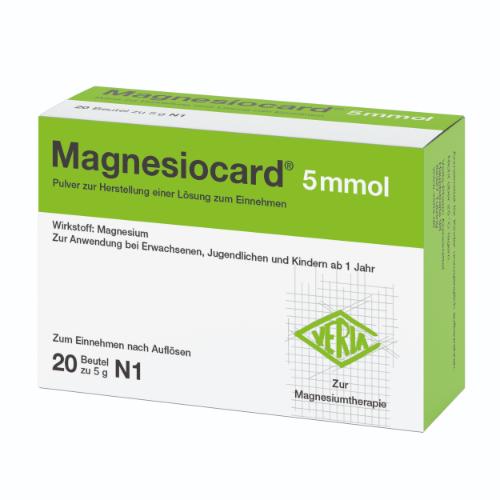 MAGNESIOCARD 5 mmol Plv.z.Her.e.Lsg.z.Einnehmen