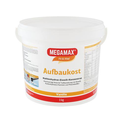 MEGAMAX Aufbaukost Vanille Pulver