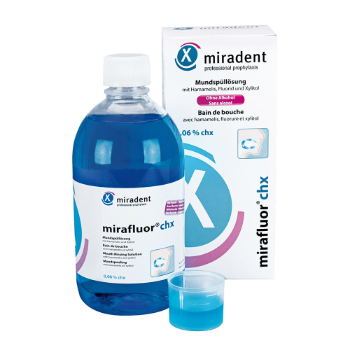 MIRADENT Mundspüllösung mirafluor CHX 0,06%