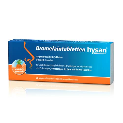 BROMELAIN TABLETTEN hysan magensaftres.Tabletten