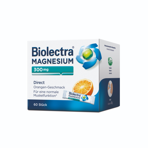 BIOLECTRA Magnesium 300 mg Direct Orange Sticks