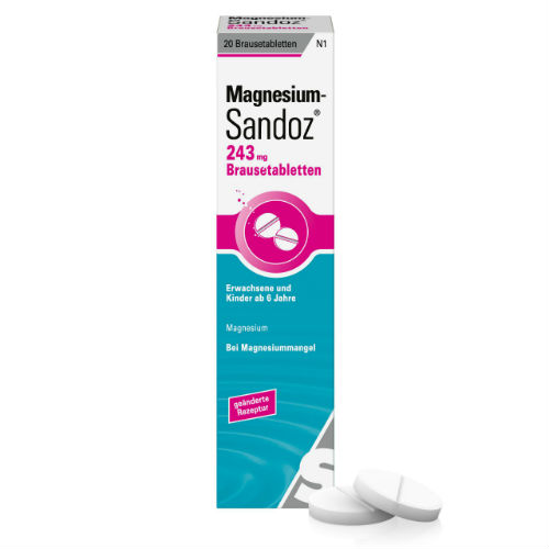 MAGNESIUM SANDOZ 243 mg Brausetabletten