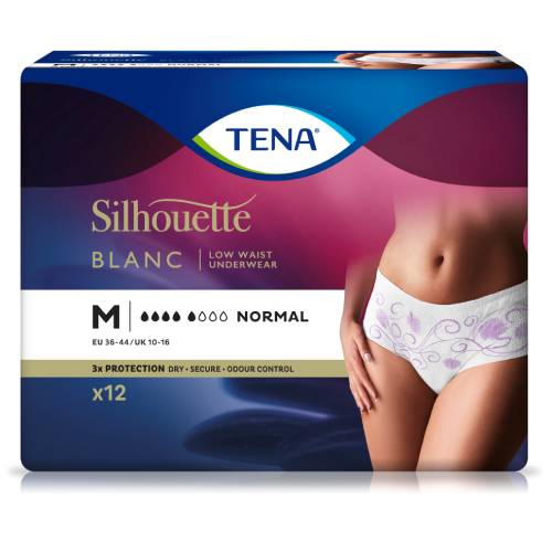 TENA SILHOUETTE normal M blanc Inkontinenz Pants